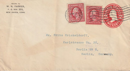 Etats Unis Entier Postal Privé Pour L'Allemagne 1912 - 1901-20