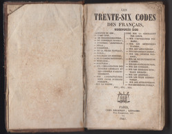 CODES - Les 36 Codes Des Français, Composés Des Chartes De 1830, Code Civil Etc. - Diritto