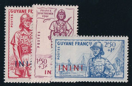 Inini N°48/50 - Neuf ** Sans Charnière - TB - Unused Stamps