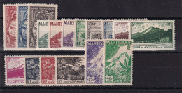 Martinique N°226/242 - Neuf ** Sans Charnière - TB - Unused Stamps