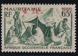 Mauritanie N°134 - Variété Surcharge Faible - Neuf ** Sans Charnière - TB - Unused Stamps