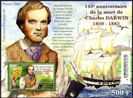 Polynésie Française 2022 - Darwin - BF Neuf // Mnh - Unused Stamps