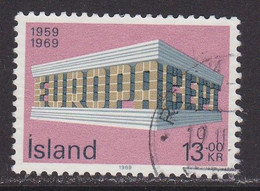 ISLANDIA - Sello Matasellado 1969 - Gebraucht