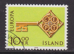 ISLANDIA - Sello Matasellado 1968 - Gebraucht