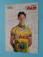 CRISTIANO COLLEONI ( Zie / Voir Scan ) Formaat CP / PK ( POLTI Team ) ! - Cyclisme