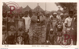 SIERRA LEONA // SIERRA LEONE. GBAINEY DEVIL. REAL PHOTO - Sierra Leone