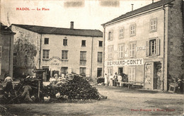 L34 - 88 - HADOL - Vosges - La Place - Tabac Café Quincaille Bernard-Conty - Autres Communes