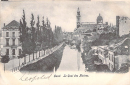 CPA Gent Gand - Le Quai Des Moines - Oblitéré à Liège En 1904 - Gent
