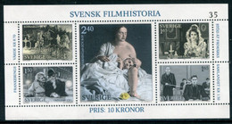 SWEDEN 1981 Swedish Cinema Block MNH / **.  Michel Block 9 - Neufs