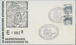 73647 - GERMANY   - Postal History -  SPECIAL  Cover  1984 - EINSTEIN - Albert Einstein
