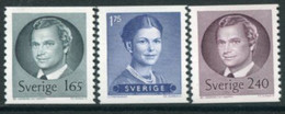 SWEDEN 1981 Definitive: King And Queen MNH / **.  Michel 1149-51 - Nuovi