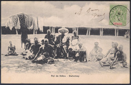Dahomey  - Affranchissement  à 5c Sur CPA - Roi De Kétou De Ouidah Pour Montreuil - Brieven En Documenten
