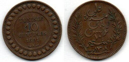 Tunisie -  10 Cents 1891 A TB+ - Tunesien