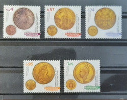 Portugal - Coins Of Portugal - Set 3 - Completr Set Of 5 Stamps - Ungebraucht