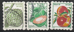 Brasil/ Brazil, 1998 - Local Flora, Fruits - Used Stamps