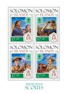 SOLOMON ISLANDS 2014 SHEET AUSTRALIAN SCOUTS Slm14111a - Salomon (Iles 1978-...)