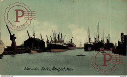 Newport - Alexandra Docks. Reino Unido - Monmouthshire