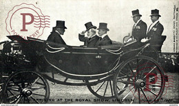 REINO UNIDO.THE KING ARRIVING AT THE ROYAL SHOW, LINCOLN, JUNE 25TH 1907 - Lincoln