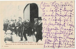 Concours Régional De Namur 1901 Souvenir De La Visite Du Prince Albert De Belgique Circulée En 1901 - Namur