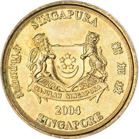 Monnaie, Singapour, 5 Cents, 2004 - Singapour