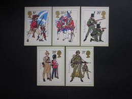 1983 BRITISH ARMY UNIFORMS STAMPS  P.H.Q. CARDS UNUSED, ISSUE No. 68 #00436 - Cartes PHQ