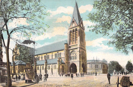 CPA St Denis - L'église Neuve - Animé - Saint Denis