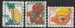 Brasil/ Brazil, 1997 - Local Flora, Fruits - Used Stamps
