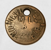 Luxembourg Jeton , Arbed Mal Laminoire Electr. , Luxemburg , Token - Other