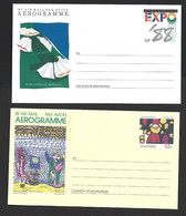 Australia 1988 53c Expo & Christmas Aerogramme Both Fine Unused - Aérogrammes