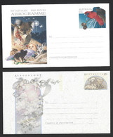 Australia 1990 - 1991 65c Christmas Aerogramme Both Issues Fine Unused - Aerogrammi