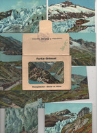 Suisse - Pochette De 10 Petites Cartes - FURKA GRIMSEL - Glacier Du Rhone - 1955 - Par Sussil Jenny - Thalwill - - Thal