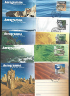 Australia 1997 National Parks Post Paid Aerogramme Set Of 5 Fine Used , Sydney FDI Cancels - Aerograms