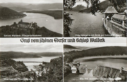 GRUSS VOM SCHONEN EDERSEE SCHLOSS WALDECK - F.P. - Edersee (Waldeck)