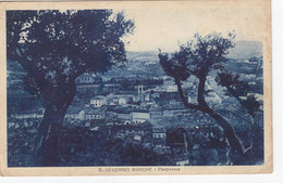 SAN SEVERINO MARCHE-MACERATA-PANORAMA-CARTOLINA  VIAGGIATA IL 26-7--1931 - Macerata