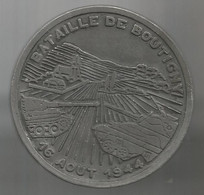 Médaille N° 26 , Cinquantième Anniversaire De La BATAILLE DE BOUTIGNY ,16 Aout 1944 , P. Bidier, 70 Mm, Frais Fr. 6.15 E - Francia