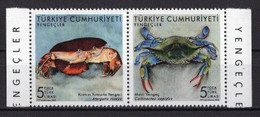2022 TURKEY CRABS MNH ** - Unused Stamps
