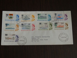 Bahamas 1966 Definitive FDC VF - 1963-1973 Ministerial Government
