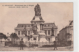 5. BELFORT . MONUMENT DES 3 SIEGES  -  1813-14 -  1815  - 1871-1871  . CARTE NON ECRITE - Belfort – Siège De Belfort