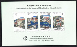 China 2003 Mi#3451-3454 Mint Never Hinged Special Sheetlet - Ongebruikt