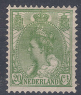 Netherlands 1899 Queen Wilhelmina Mi#59 Mint Hinged - Ungebraucht