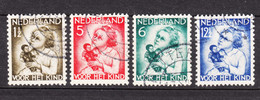 Netherlands 1934 Children Mi#277-280 Used - Gebruikt