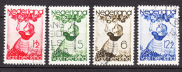 Netherlands 1935 Children Mi#287-290 Used - Gebruikt