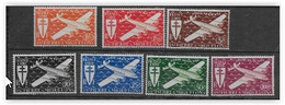 Saint Pierre Et Miquelon 1942 Poste Aérienne N°4/10 Série De Londres - Unused Stamps