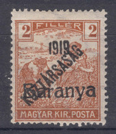 Hungary Yugoslavia SHS Baranya 1919 Mi#43 Mint Hinged - Baranya