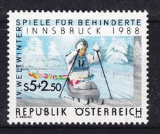 Austria 1988 Winter Olympic Games For Invalid People Mi#1910 Mint Never Hinged - Ongebruikt