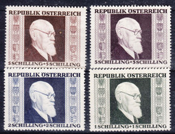 Austria 1946 Mi#772-775 Mint Hinged - Unused Stamps