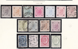 Austria 1890/1906 Mi#50-62 And 67,68 Mint Hinged/used - Unused Stamps