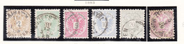 Austria 1883 Mi#44-49 Used - Used Stamps