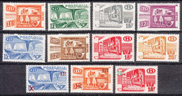 Belgium, Post Paket, Luggage 1950/1951/1953 Mi#30-32, 33-37, 38-40 Complete, Mint Hinged - Reisgoedzegels [BA]