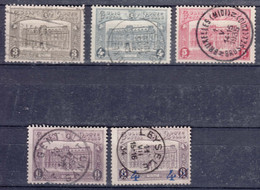 Belgium, Post Paket, Luggage 1929 Mi#3-6, 7 Used - Bagagli [BA]